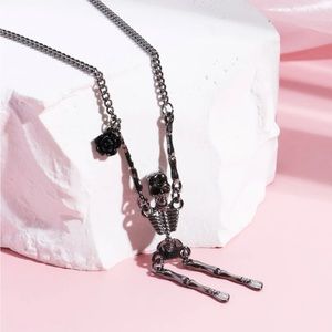Black Skeleton necklace